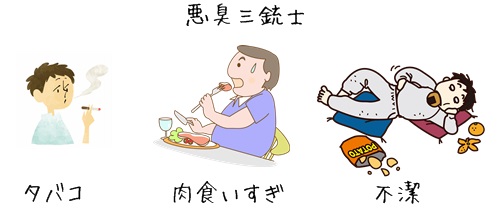 悪臭三銃士